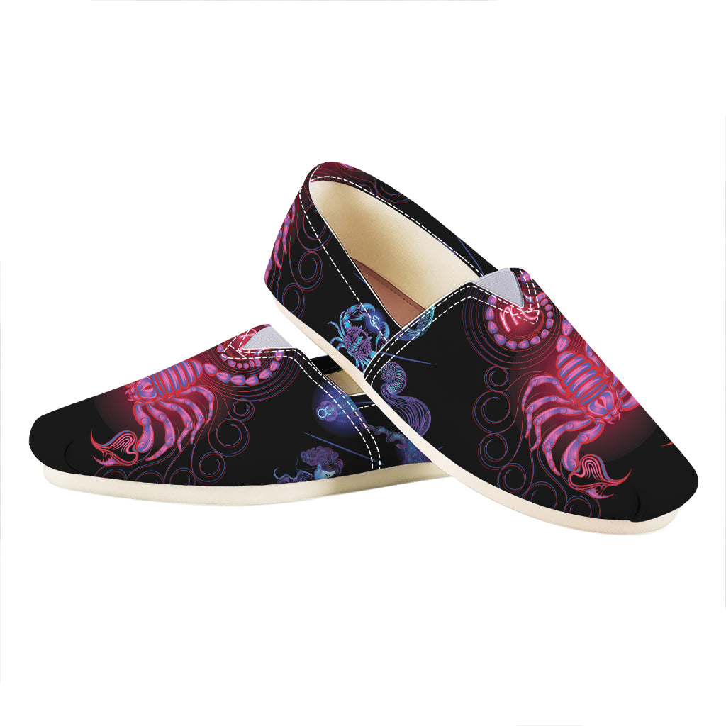 Scorpio And Astrological Signs Print Casual Shoes
