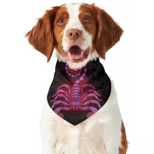 Scorpio And Astrological Signs Print Dog Bandana