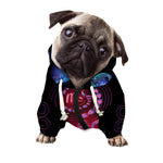 Scorpio And Astrological Signs Print Dog Zip Up Hoodie