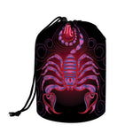 Scorpio And Astrological Signs Print Drawstring Makeup Bag