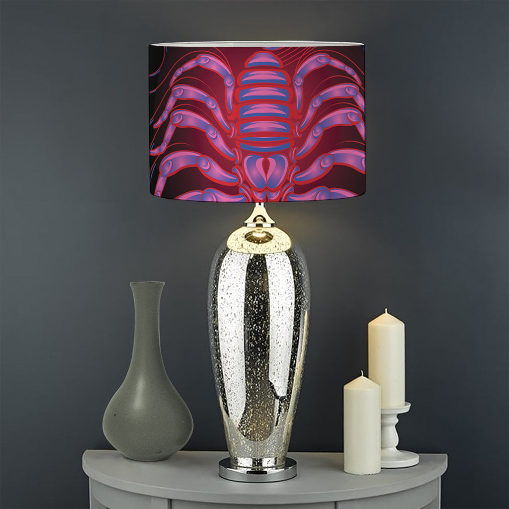 Scorpio And Astrological Signs Print Drum Lamp Shade