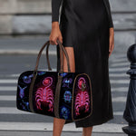 Scorpio And Astrological Signs Print Duffle Bag