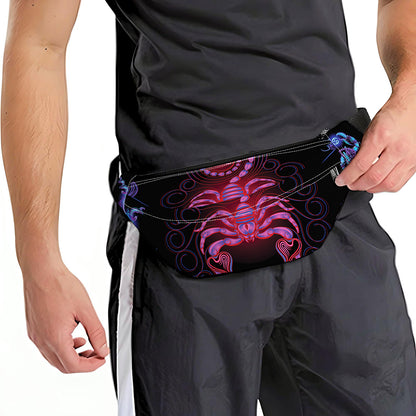 Scorpio And Astrological Signs Print Fanny Pack