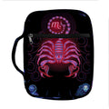 Scorpio And Astrological Signs Print Front Pocket Bible Bag