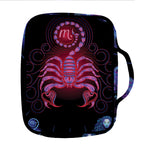 Scorpio And Astrological Signs Print Front Pocket Bible Bag