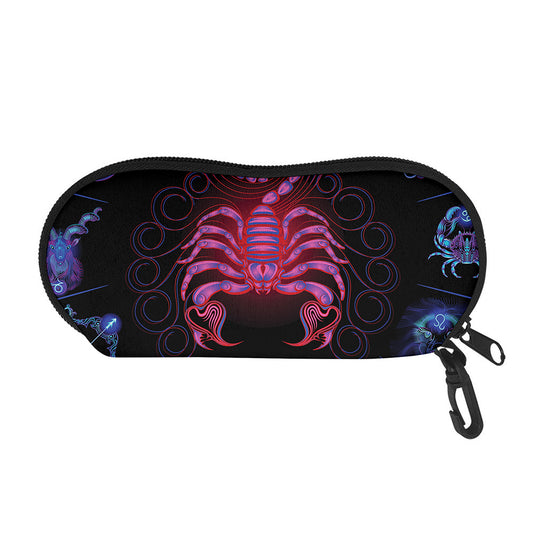 Scorpio And Astrological Signs Print Glasses Case