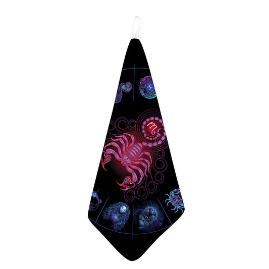 Scorpio And Astrological Signs Print Hand Towel