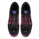 Scorpio And Astrological Signs Print High Top Leather Sneakers