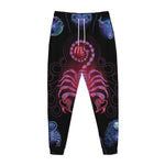 Scorpio And Astrological Signs Print Jogger Pants