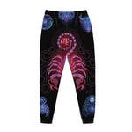 Scorpio And Astrological Signs Print Jogger Pants