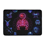 Scorpio And Astrological Signs Print Kitchen Mat