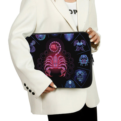 Scorpio And Astrological Signs Print Laptop Sleeve
