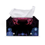 Scorpio And Astrological Signs Print Leather Tissue Box Cover