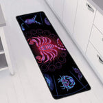 Scorpio And Astrological Signs Print Long Kitchen Mat