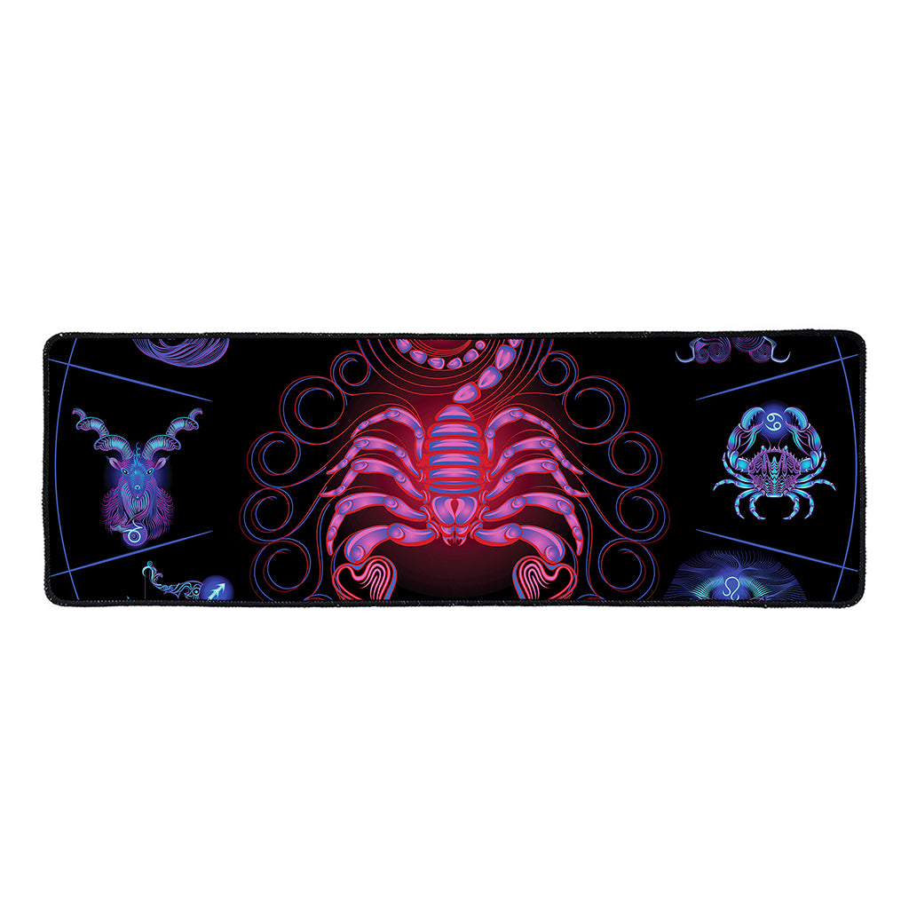 Scorpio And Astrological Signs Print Long Kitchen Mat