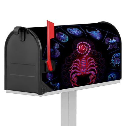 Scorpio And Astrological Signs Print Mailbox Cover