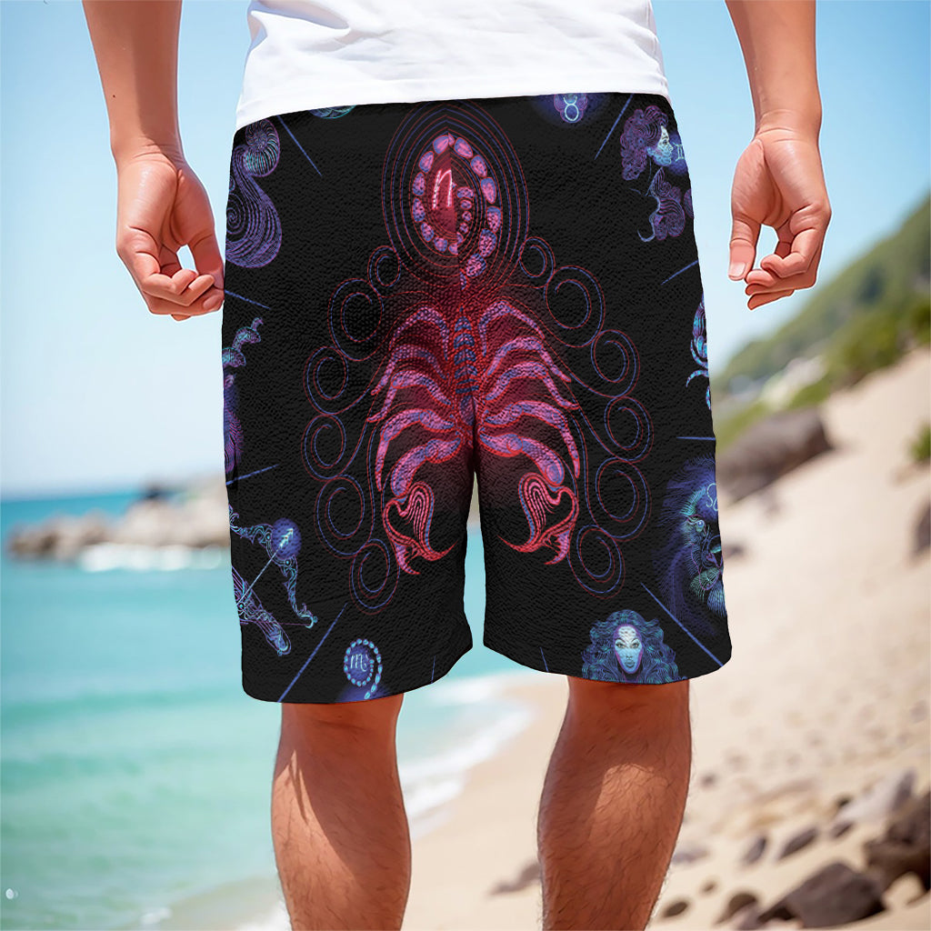 Scorpio And Astrological Signs Print Men's Cargo Shorts