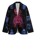 Scorpio And Astrological Signs Print Men's Cotton Blazer