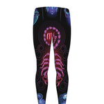 Scorpio And Astrological Signs Print Men's leggings