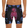 Scorpio And Astrological Signs Print Men's Long Boxer Briefs