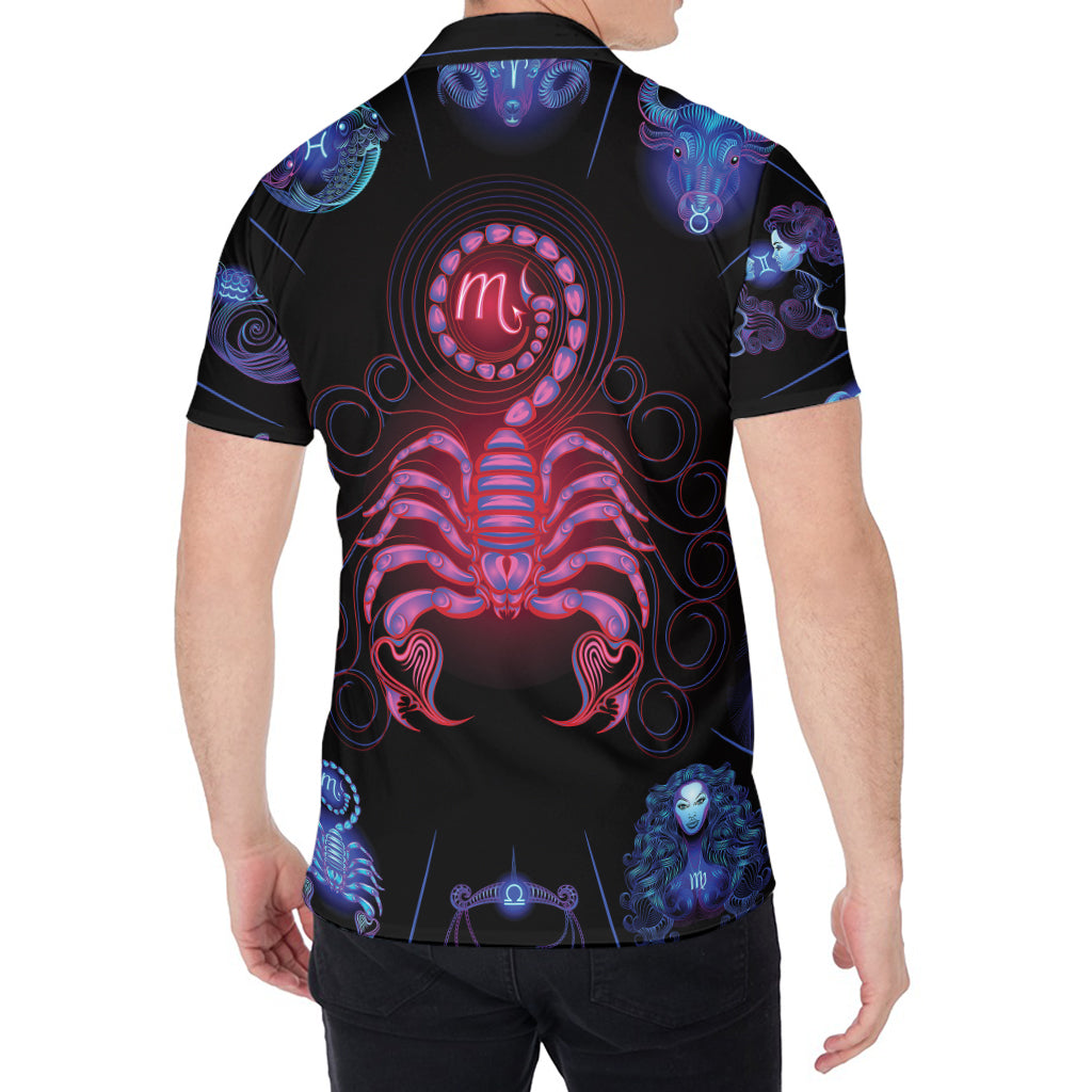 Scorpio And Astrological Signs Print Men's Shirt