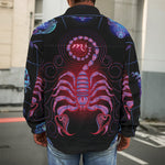 Scorpio And Astrological Signs Print Men's Shirt Jacket