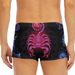 Scorpio And Astrological Signs Print Men's Short Boxer Briefs