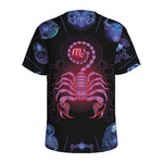 Scorpio And Astrological Signs Print Men's Sports T-Shirt