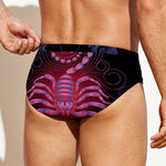 Scorpio And Astrological Signs Print Men's Swim Briefs