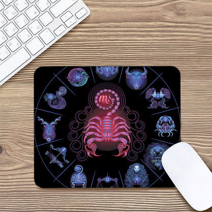 Scorpio And Astrological Signs Print Mouse Pad