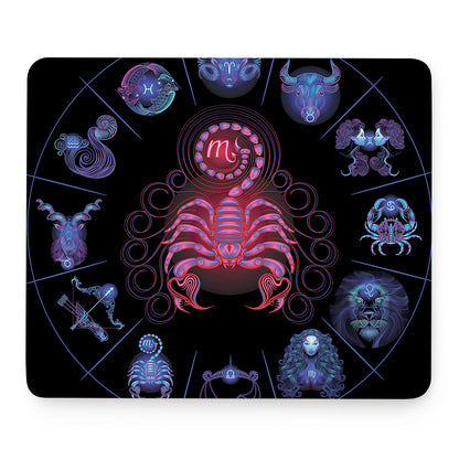 Scorpio And Astrological Signs Print Mouse Pad