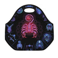 Scorpio And Astrological Signs Print Neoprene Lunch Bag