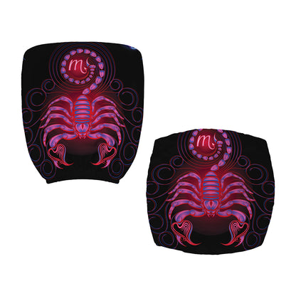 Scorpio And Astrological Signs Print Office Chair Cover