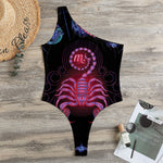 Scorpio And Astrological Signs Print One Shoulder Bodysuit