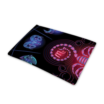 Scorpio And Astrological Signs Print Pet Cooling Mat Cover