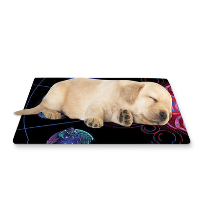 Scorpio And Astrological Signs Print Pet Cooling Mat Cover