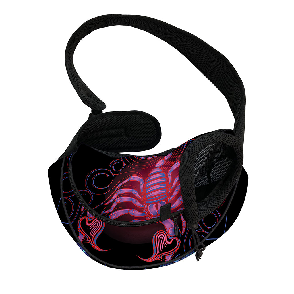 Scorpio And Astrological Signs Print Pet Sling Carrier