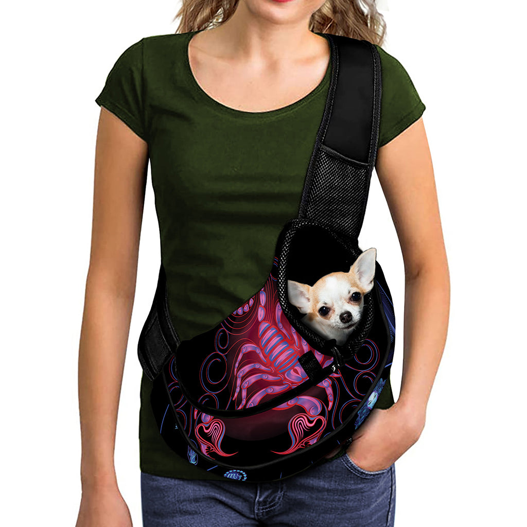 Scorpio And Astrological Signs Print Pet Sling Carrier