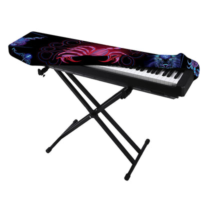 Scorpio And Astrological Signs Print Piano Keyboard Cover