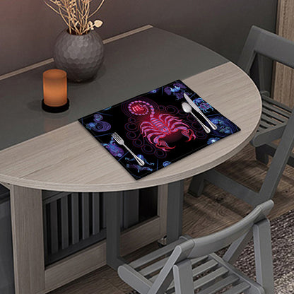 Scorpio And Astrological Signs Print Placemat
