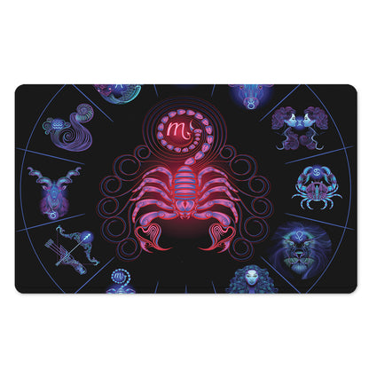 Scorpio And Astrological Signs Print Polyester Doormat