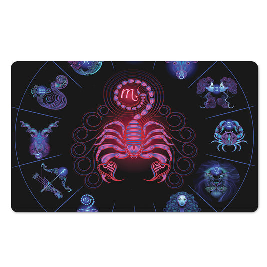 Scorpio And Astrological Signs Print Polyester Doormat