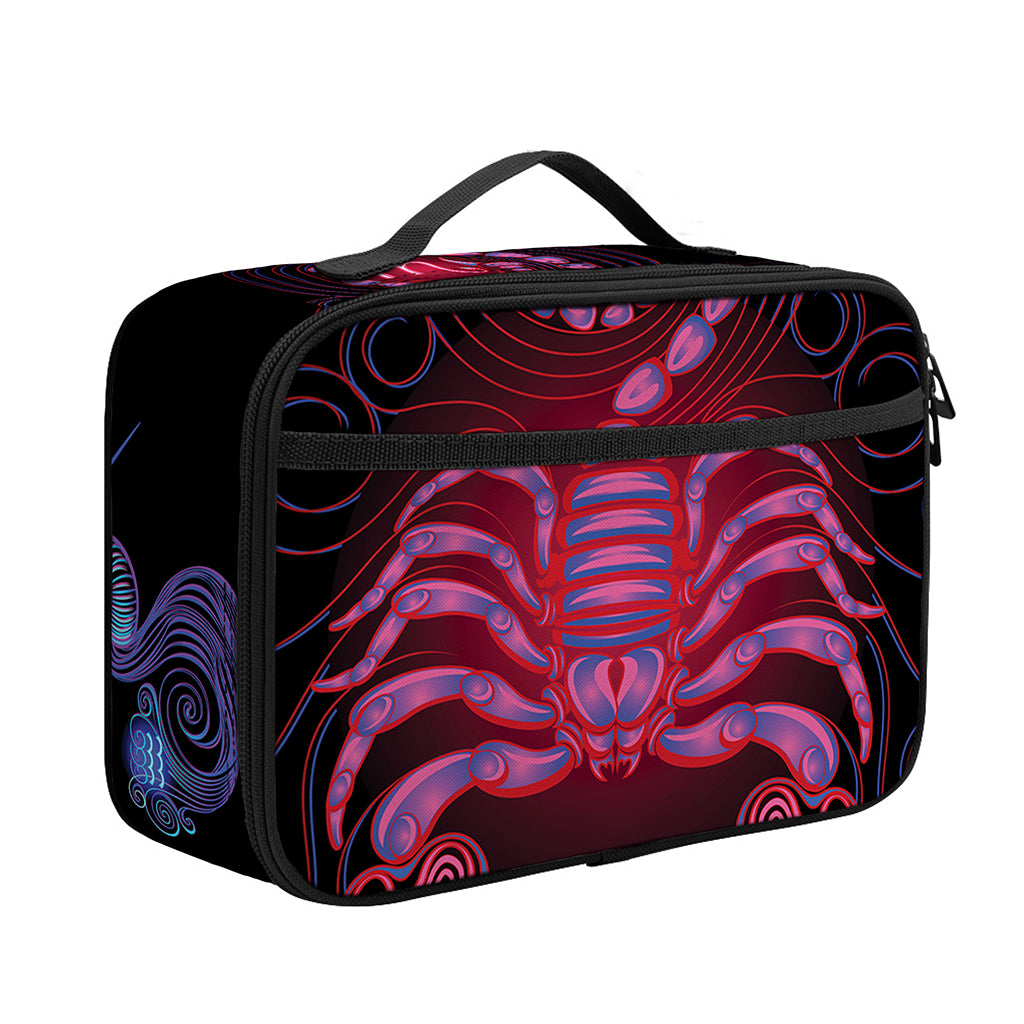 Scorpio And Astrological Signs Print Portable Lunch Bag