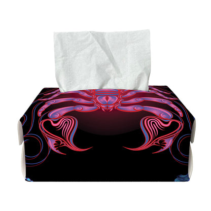 Scorpio And Astrological Signs Print Rectangle Tissue Box Cover