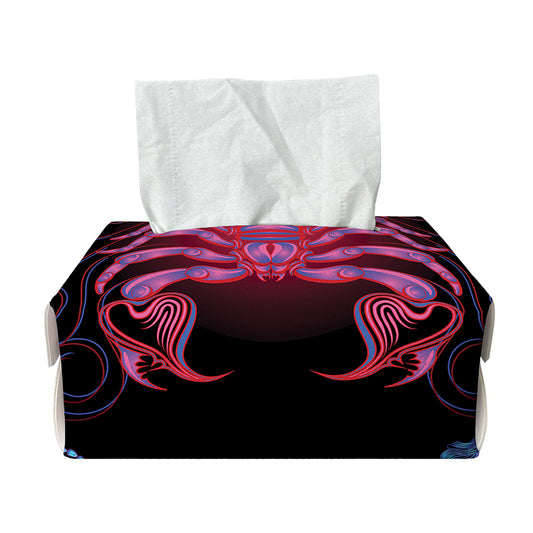 Scorpio And Astrological Signs Print Rectangle Tissue Box Cover