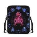 Scorpio And Astrological Signs Print Rectangular Crossbody Bag