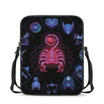 Scorpio And Astrological Signs Print Rectangular Crossbody Bag