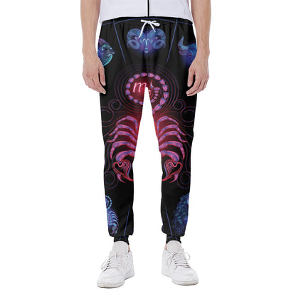 Scorpio And Astrological Signs Print Scuba Joggers