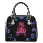 Scorpio And Astrological Signs Print Shoulder Handbag