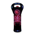 Scorpio And Astrological Signs Print Single Neoprene Wine Tote